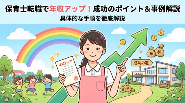 保育士の転職で年収アップを叶える5つのポイント！給料が上がる成功事例と具体的な手順を徹底解説