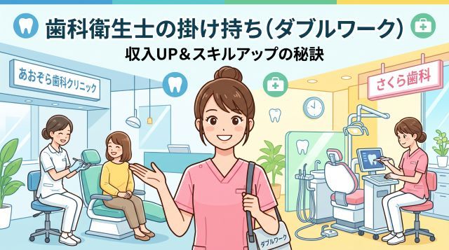 歯科衛生士が掛け持ちで収入アップ！ダブルワーク成功の秘訣と注意点