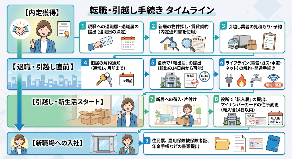 転職・引越し手続き