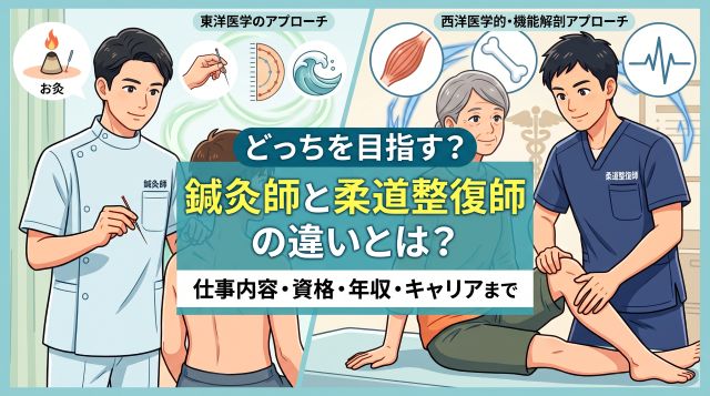鍼灸師と柔道整復師の違いを徹底比較！仕事内容・資格取得・年収・キャリアの選び方まで完全ガイド
