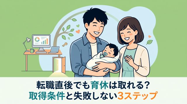 【2026年最新】転職直後でも育児休暇は取れる？取得条件と失敗しないための3つのステップ