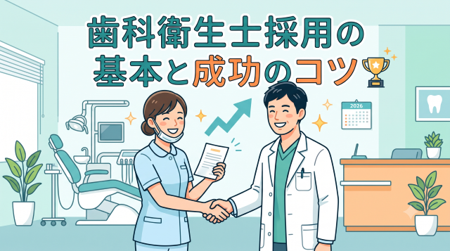歯科衛生士の採用を成功に導く基本と5つのコツ