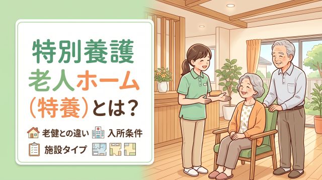 特別養護老人ホーム（特養）とは？老健との違いや費用・入所条件・施設タイプを完全解説