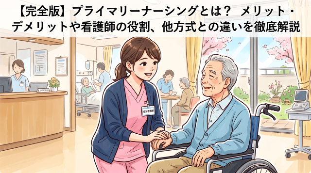 【完全版】プライマリーナーシングとは？メリット・デメリットや看護師の役割、他方式との違いを徹底解説