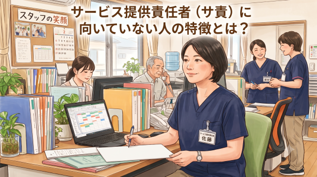 サービス提供責任者（サ責）に向いていない人の特徴とは？よくある悩み・適性・やりがいを徹底解説！
