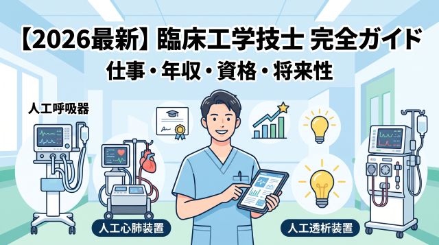 臨床工学技士とは？仕事内容から年収、資格ルート、将来性まで完全ガイド