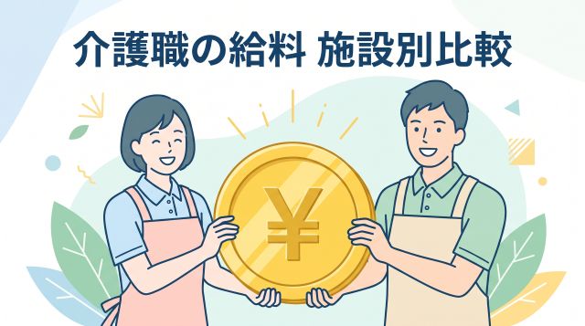 介護職の給料を施設形態別に徹底比較！特養・老健・有料・デイ・訪問・GHで一番稼げるのはどこ？