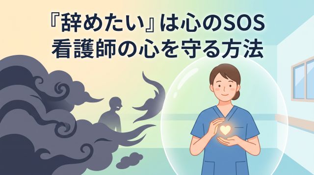 看護師を「辞めたい」と感じるあなたへ。患者の感情に引きずられない「共感疲労」の防ぎ方と対処法