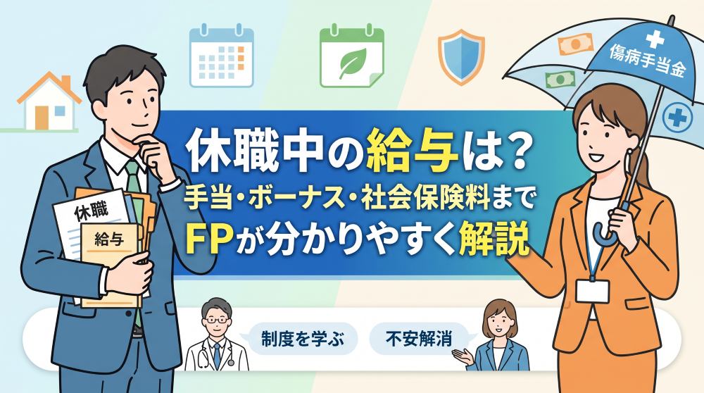 休職中の給与はどうなる？手当・ボーナス・社会保険料までFPが分かりやすく解説