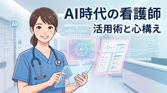 【2026年最新】AI時代を生き抜く看護師へ！現場で役立つAI活用術とこれからの心構え