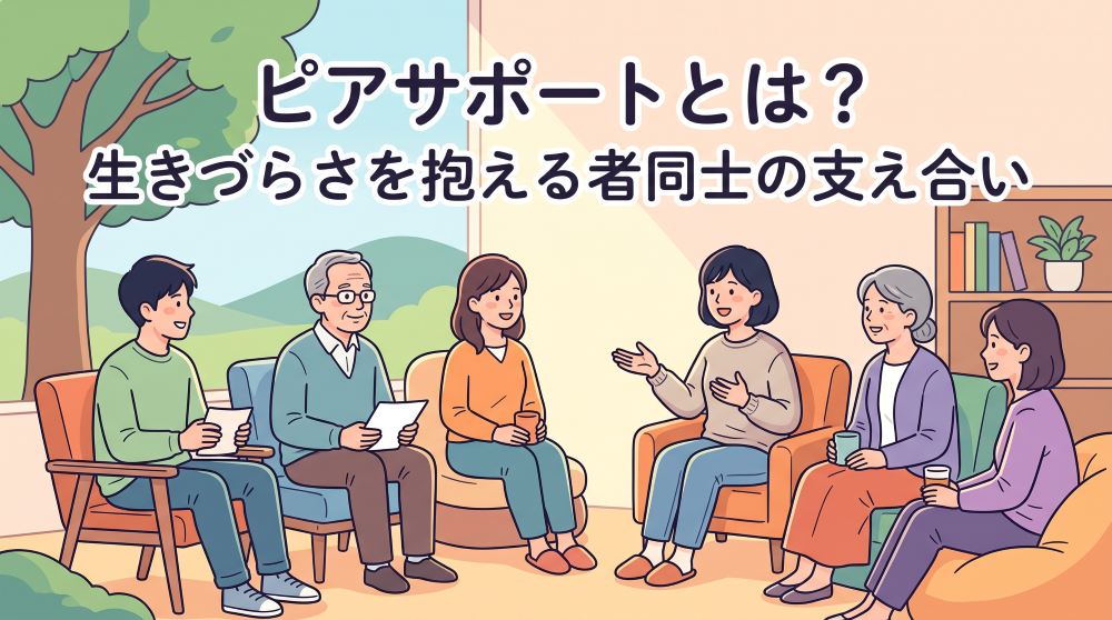 ピアサポートとは？生きづらさを抱える者同士の支え合いと効果