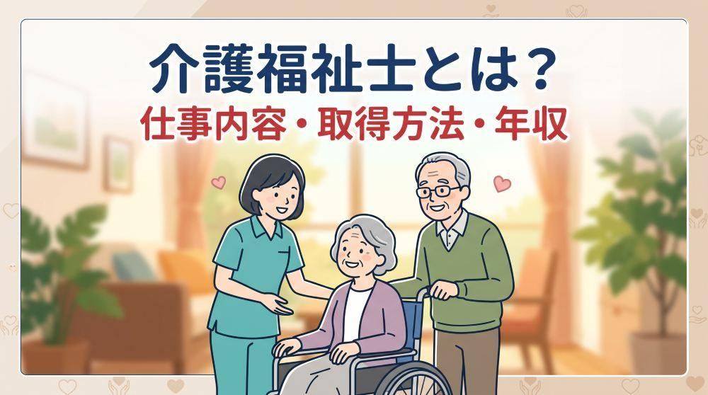 介護福祉士とは？仕事内容・取得方法・年収・就職先を【2026年最新】データでわかりやすく解説