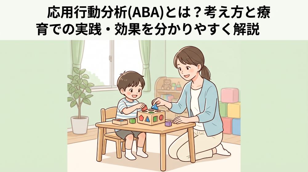 応用行動分析（ABA）とは？考え方と療育での実践・効果を分かりやすく解説