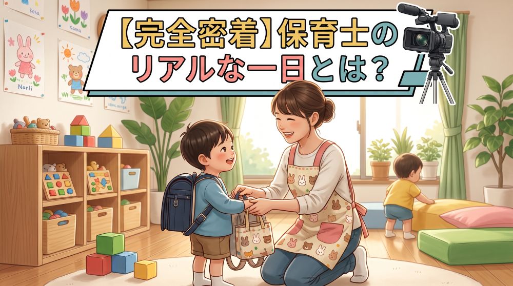 【完全密着】保育士のリアルな一日とは？スケジュールと仕事の裏側を徹底取材