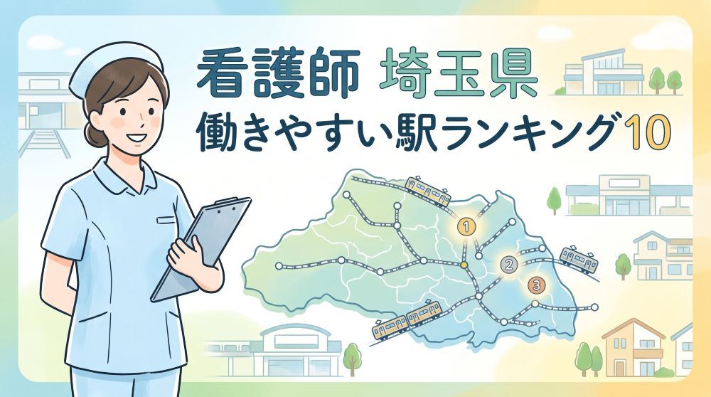埼玉県の看護師が選ぶ！働きやすくて住みやすい駅ランキングTOP10