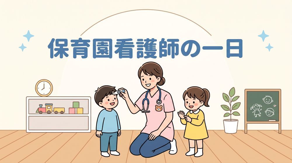 【完全版】保育園看護師の一日に密着！仕事内容・給料・役割を徹底解説