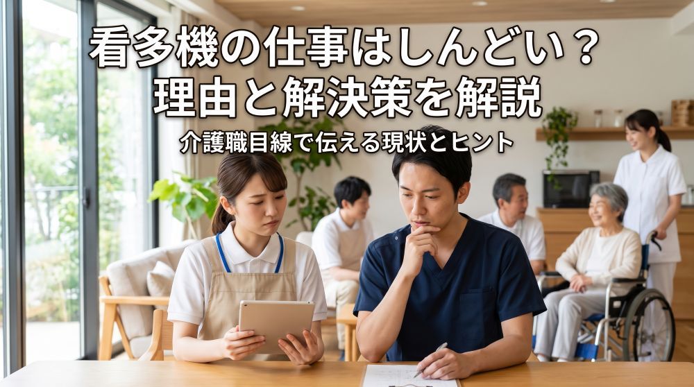 【介護職必見】看護小規模多機能の仕事はしんどい？5つの理由と対処法を徹底解説