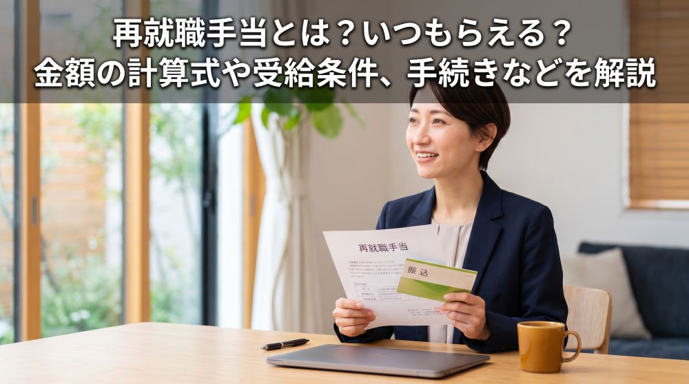 【2026年最新】再就職手当とは？いつもらえる？条件や金額の計算式・手続きを完全ガイド