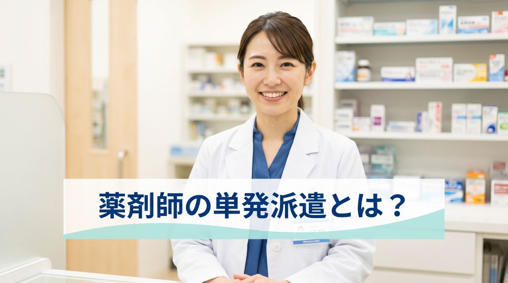 【2026年最新】薬剤師の単発派遣とは？メリット・デメリットと時給相場を徹底解説
