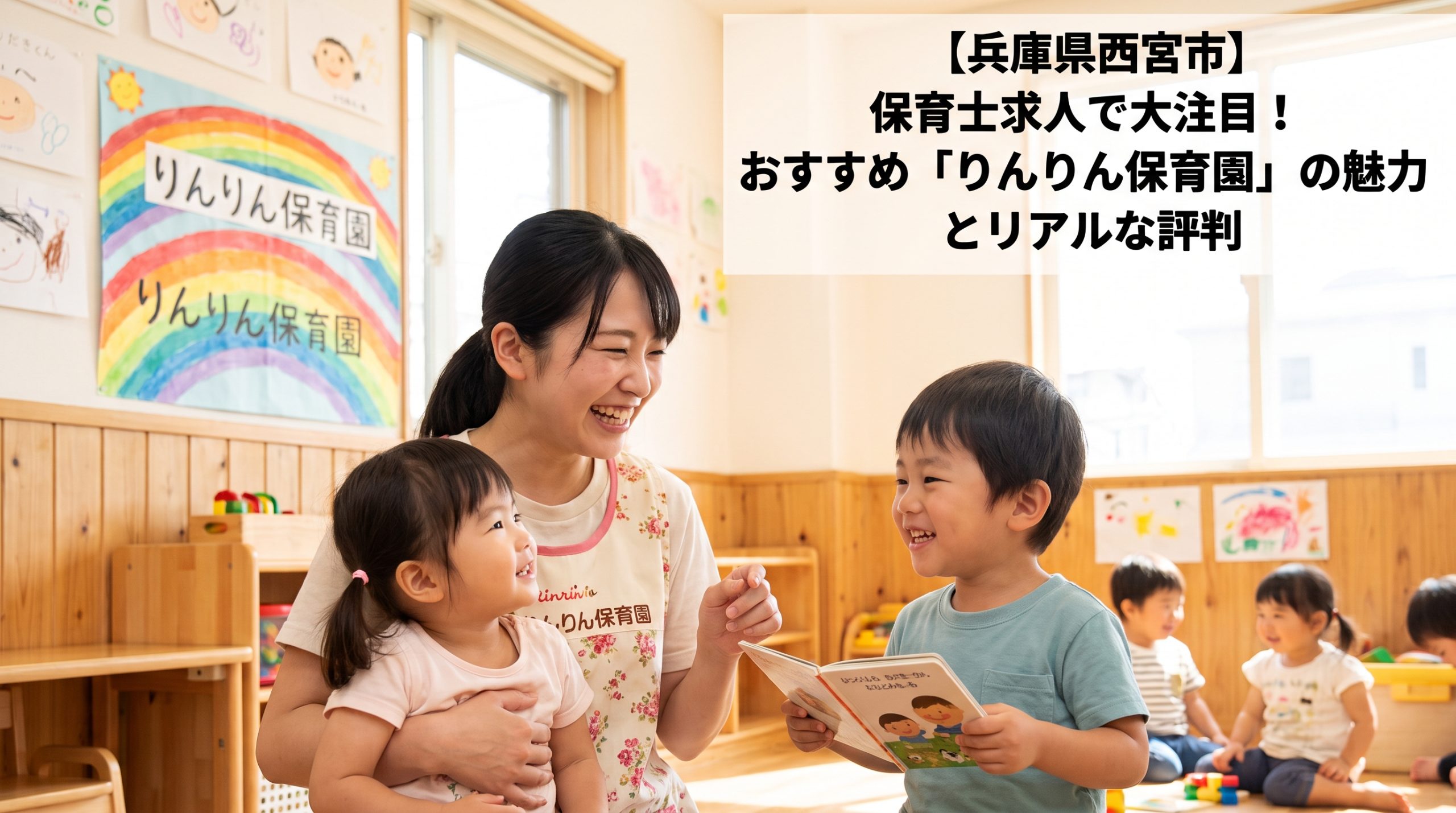 【兵庫県西宮市】保育士求人で大注目！おすすめ「りんりん保育園」の魅力とリアルな評判