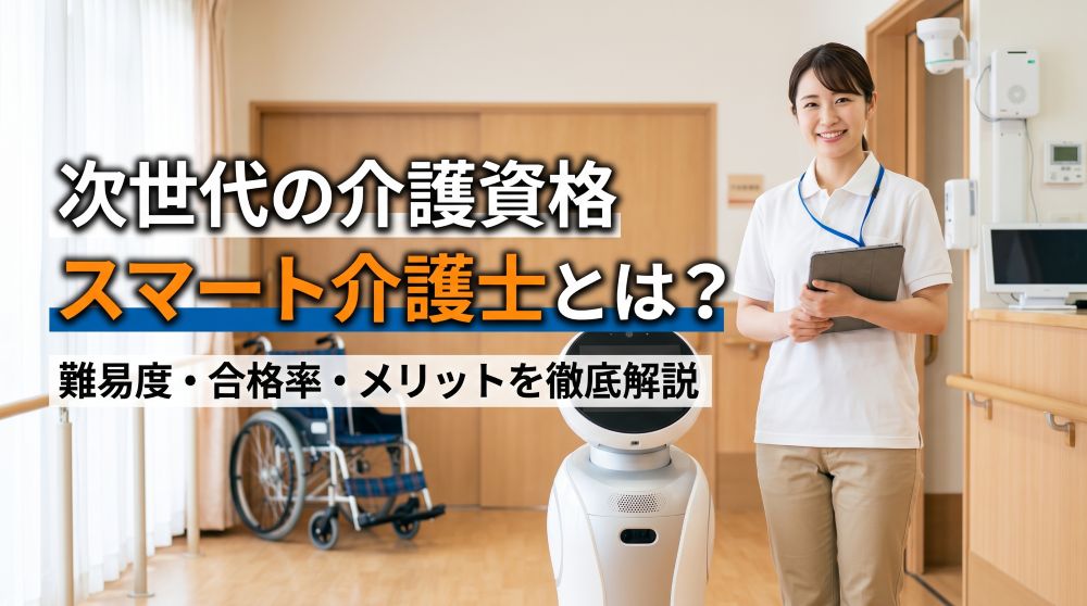 スマート介護士とは？難易度・合格率や次世代資格の取得メリットを徹底解説