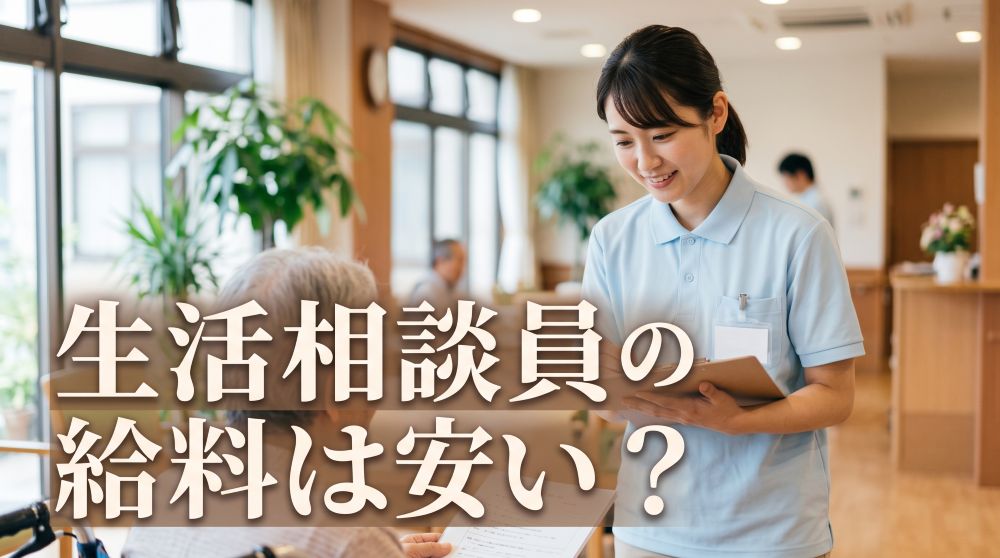 【暴露】生活相談員の給料は安い？平均年収データと処遇改善加算の真実