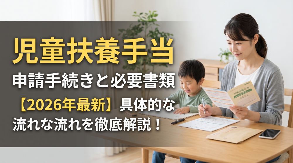 児童扶養手当の申請手続き・必要書類と受給額を完全ガイド