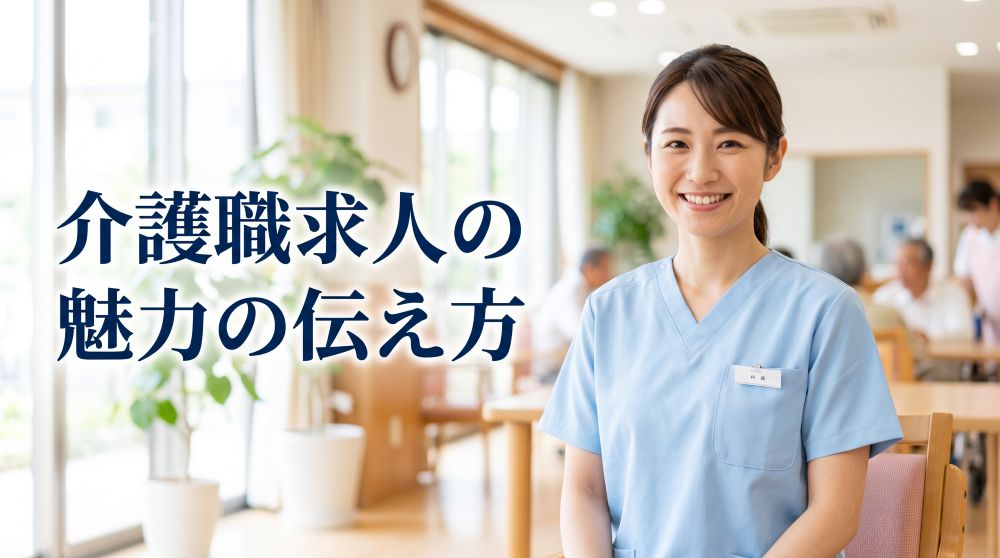 【採用担当者向け】介護職求人で応募が急増する「魅力の伝え方」完全ガイド