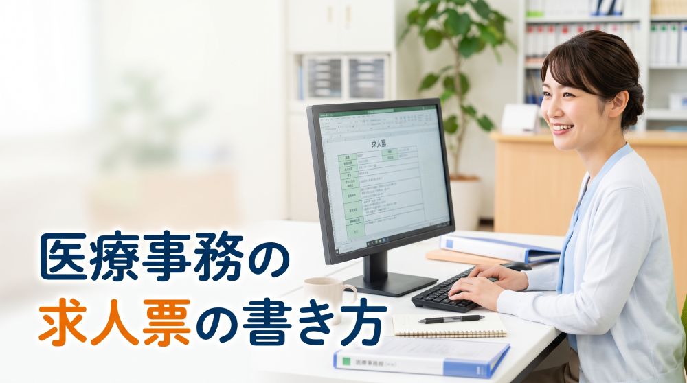 【例文付き】応募が急増する医療事務の求人票の書き方・完全攻略