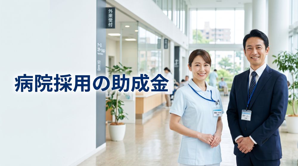 【2026年最新】病院の採用で使える助成金完全ガイド！種類・受給金額・申請条件を徹底解説