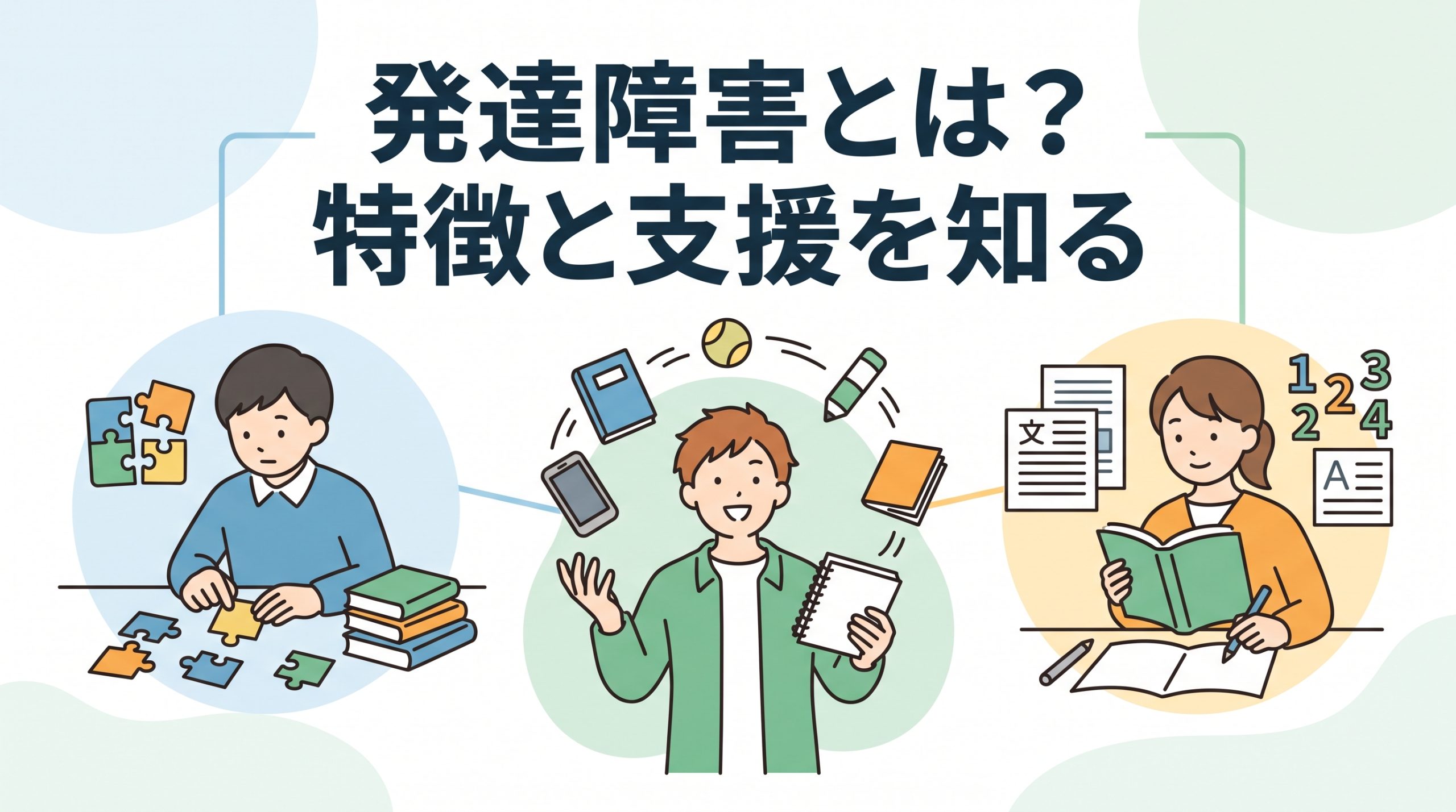 発達障害とは？種類や大人の特徴、相談できる支援機関と専門職を完全解説
