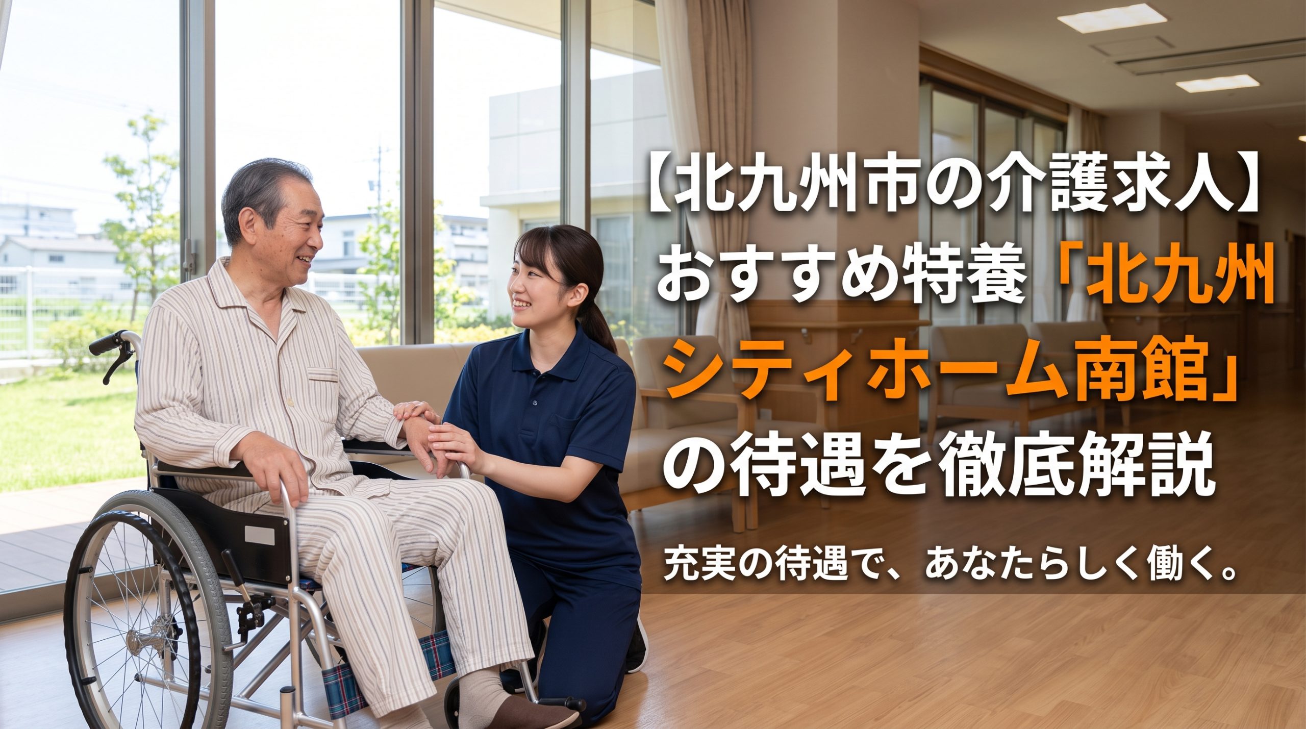 【福岡県北九州市の介護求人】おすすめ特養「北九州シティホーム南館」の待遇を徹底解説