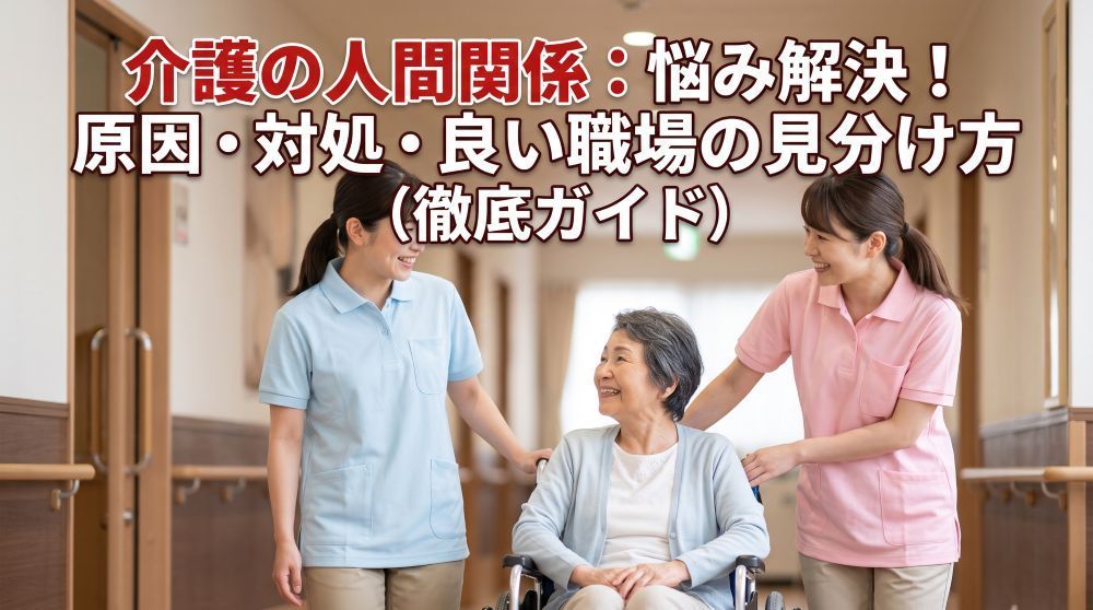 【解決】介護の人間関係はなぜ悪い？原因・対処法と良い職場の見分け方